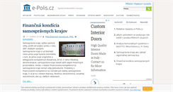 Desktop Screenshot of e-polis.cz