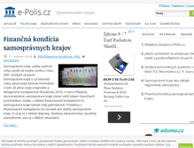 Tablet Screenshot of e-polis.cz